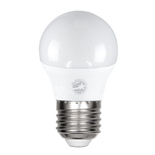 GloboStar® 60021 Λάμπα LED E27 G45 Γλομπάκι 6W 600lm 260° AC 220-240V IP20 Φ4.5 x Υ7.8cm Ψυχρό Λευκό 6000K – 3 Years Warranty