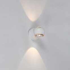 LED απλίκα Up-Down 10W 3000K θερμό λευκό με λευκό σώμα V-TAC – 23008