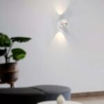 LED απλίκα Up-Down 10W 3000K θερμό λευκό με λευκό σώμα V-TAC – 23008