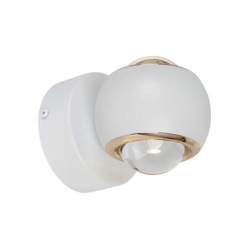 LED απλίκα Up-Down 10W 3000K θερμό λευκό με λευκό σώμα V-TAC – 23008