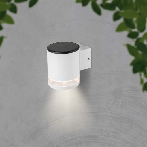 Ηλιακό Επιτοίχιο Φωτιστικό LED Σποτ Down 0.55W Λευκό V-TAC Θερμό Λευκό 3000K  – 23013