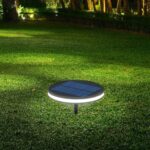 LED ηλιακό φωτιστικό καρφί 1.8W θερμό λευκό 3000K μαύρο σώμα V-TAC – 23015