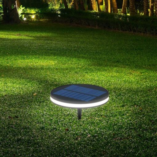 LED ηλιακό φωτιστικό καρφί 1.8W θερμό λευκό 3000K μαύρο σώμα V-TAC – 23015