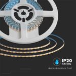 Ταινία LED SMD2835 DC:24V IP20 8W/m 6500K ψυχρό λευκό 3mm V-TAC – 23026
