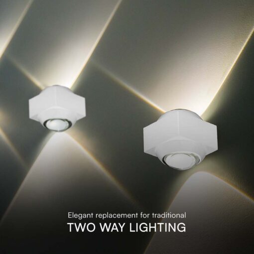 Απλίκα Up-Down LED 2W 3000K Λευκού Χρώματος V-TAC – 23029
