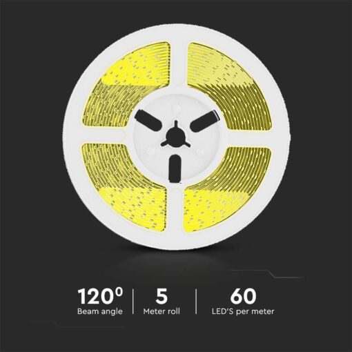 LED ηλιακή ταινία 1.2W 3000K IP67 V-TAC – 23044
