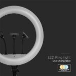 Επιτραπέζιο/δαπέδου φωτιστικό ring light LED 55W 3 σε 1 CCT Μαύρου Χρώματος Dimmable V-TAC – 23047