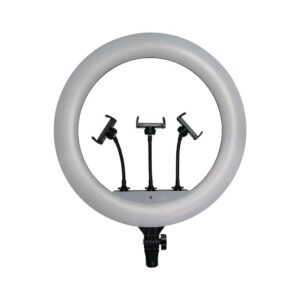Επιτραπέζιο/δαπέδου φωτιστικό ring light LED 55W 3 σε 1 CCT Μαύρου Χρώματος Dimmable V-TAC – 23047