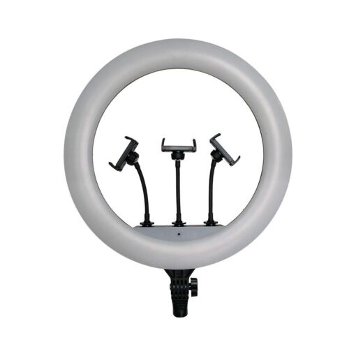 Επιτραπέζιο/δαπέδου φωτιστικό ring light LED 55W 3 σε 1 CCT Μαύρου Χρώματος Dimmable V-TAC – 23047