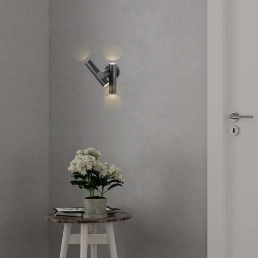 Απλίκα Τοίχου LED 6W 3000K Μαύρου Χρώματος IP44 V-TAC – 10473