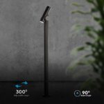 Φωτιστικό Δαπέδου Κήπου LED 4W 3000K Μαύρου Χρώματος IP44 V-TAC – 10475