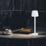 Επιτραπέζιο Επαναφορτιζόμενο Φωτιστικό Led 3W 3000K Λευκού Χρώματος V-TAC – 23094VT