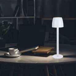 Επιτραπέζιο Επαναφορτιζόμενο Φωτιστικό Led 3W 3000K Λευκού Χρώματος V-TAC – 23094VT