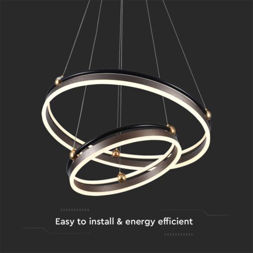 Κρεμαστό Φωτιστικό LED 50W 3000K Καφέ Χρώματος V-TAC – 23096VT