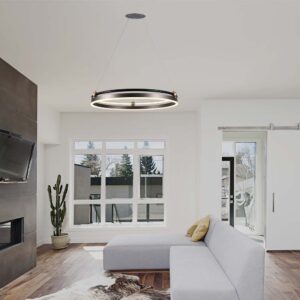 Κρεμαστό Φωτιστικό LED 30W 3000K Καφέ Χρώματος V-TAC – 23097VT