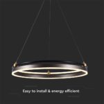 Κρεμαστό Φωτιστικό LED 30W 3000K Καφέ Χρώματος V-TAC – 23097VT
