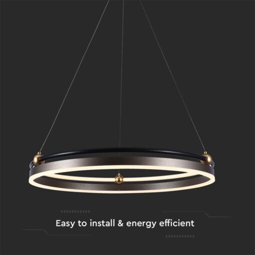 Κρεμαστό Φωτιστικό LED 30W 3000K Καφέ Χρώματος V-TAC – 23097VT