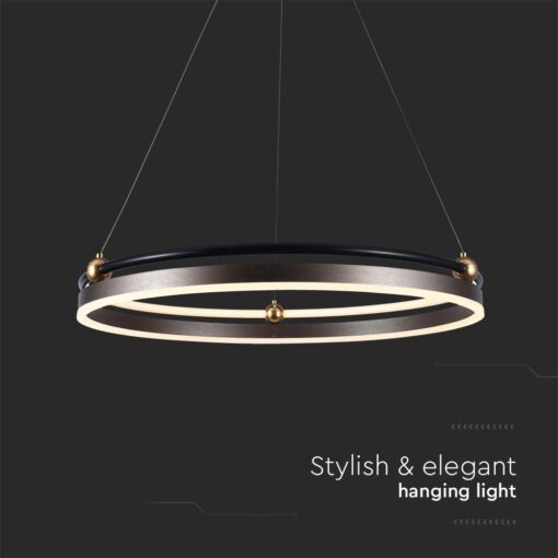 Κρεμαστό Φωτιστικό LED 30W 3000K Καφέ Χρώματος V-TAC – 23097VT