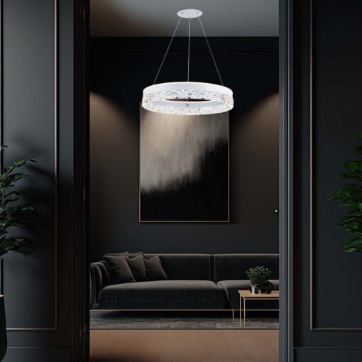 Κρεμαστό Φωτιστικό LED 25W 3000K Λευκού Χρώματος V-TAC – 23099VT