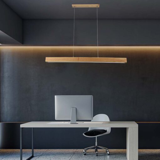 Κρεμαστό Φωτιστικό LED 12W 4000K Ξύλινου Χρώματος V-TAC – 23100VT