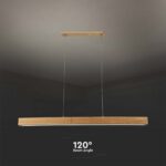 Κρεμαστό Φωτιστικό LED 12W 4000K Ξύλινου Χρώματος V-TAC – 23100VT