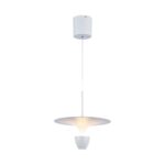 Κρεμαστό Φωτιστικό LED 9W 3000K Λευκού Χρώματος το Ύψος Προσαρμόζεται V-TAC – 23102VT