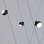 LED φωτιστικό για υφασμάτινο καλώδιο 12W 3000K Μαύρου Χρώματος V-TAC – 23106