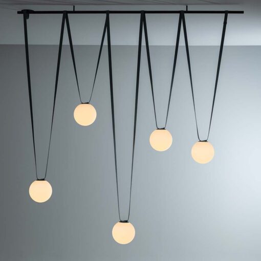 LED φωτιστικό σφαίρα για υφασμάτινο καλώδιο 10W 3000K Μαύρου Χρώματος V-TAC – 23108
