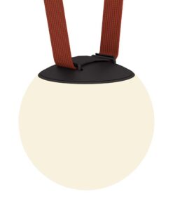 LED φωτιστικό σφαίρα για υφασμάτινο καλώδιο 10W 3000K Μαύρου Χρώματος V-TAC – 23108