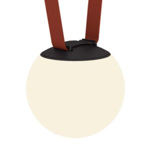 LED φωτιστικό σφαίρα για υφασμάτινο καλώδιο 10W 3000K Μαύρου Χρώματος V-TAC – 23108