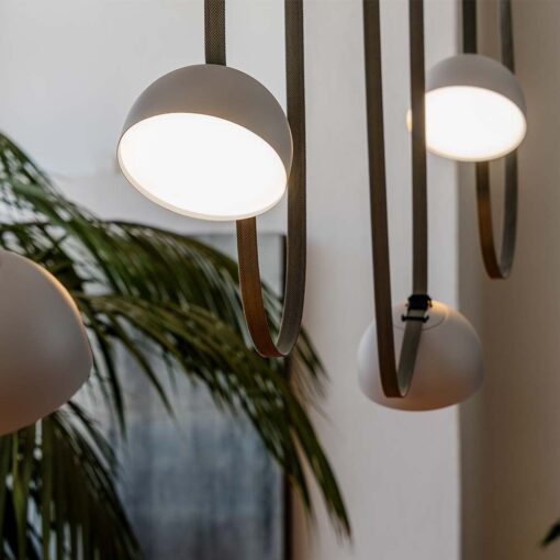 LED φωτιστικό για υφασμάτινο καλώδιο 20W 3000K φυσικό λευκό με λευκό σώμα V-TAC – 23110