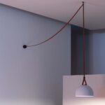 LED φωτιστικό για υφασμάτινο καλώδιο 20W 3000K φυσικό λευκό με λευκό σώμα V-TAC – 23110