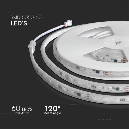 Σετ ταινίας LED Magic SMD5050 24V RGB+CCT IP65 13W/m 5m με τροφοδοτικό και controller WiFi+Bluetooth V-TAC – 23146