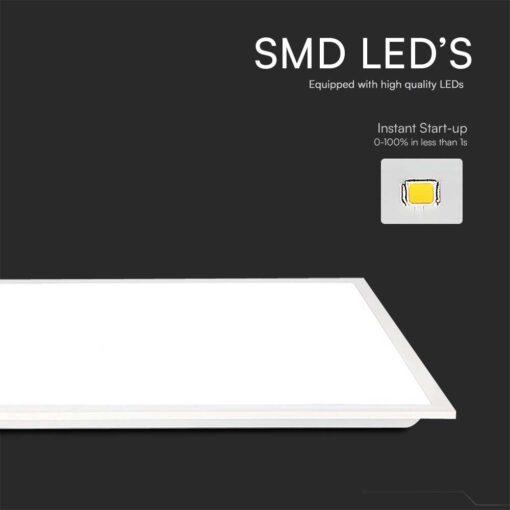 Χωνευτό panel Backlite 120×30 LED 40W 4000K Λευκού Χρώματος V-TAC – 23147
