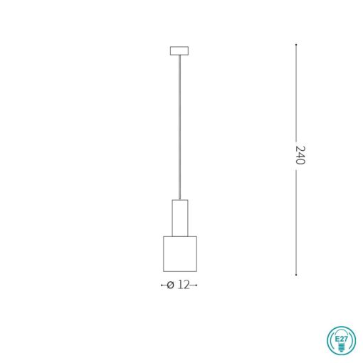 IDEAL LUX HOLLY SP1 BIANCO – 231556
