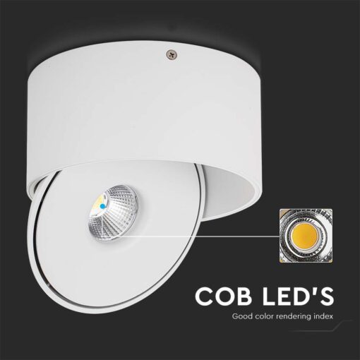 Φωτιστικό Οροφής COB 28W 3 σε 1 CCT Λευκού Χρώματος V-TAC – 23157