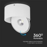 Φωτιστικό Οροφής COB 28W 3 σε 1 CCT Λευκού Χρώματος V-TAC – 23157