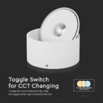 Φωτιστικό Οροφής COB 28W 3 σε 1 CCT Λευκού Χρώματος V-TAC – 23157