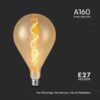 Λάμπα LED E27 4W 2700K amber cover  V-TAC – 23166