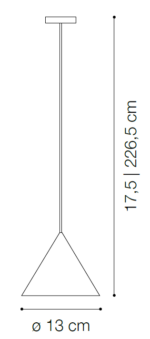 IDEAL LUX A-LINE SP1 D13 BIANCO – 232690