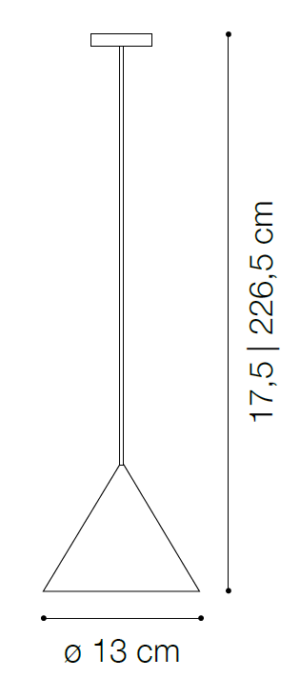 IDEAL LUX A-LINE SP1 D13 BIANCO – 232690