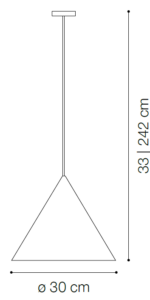 IDEAL LUX A-LINE SP1 D30 BIANCO – 232720