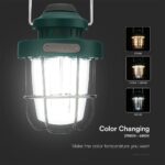 Επαναφορτιζόμενο Φως Κάμπινγ LED 3W CCT Dimmable IP44 Πράσινο V-TAC – 23337VT