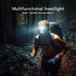 Φακός Κεφαλής με Ζώνη LED 3W+5W Επαναφορτιζόμενος IP43 Μαύρος V-TAC – 23340VT