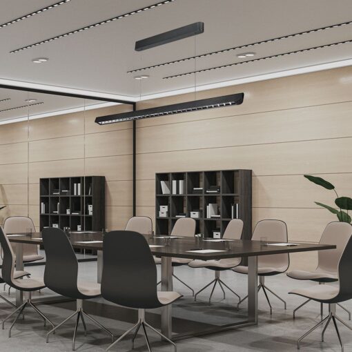 Κρεμαστό Γραμμικό Φωτιστικό LED 36W Μαύρο CCT V-TAC – 23341VT