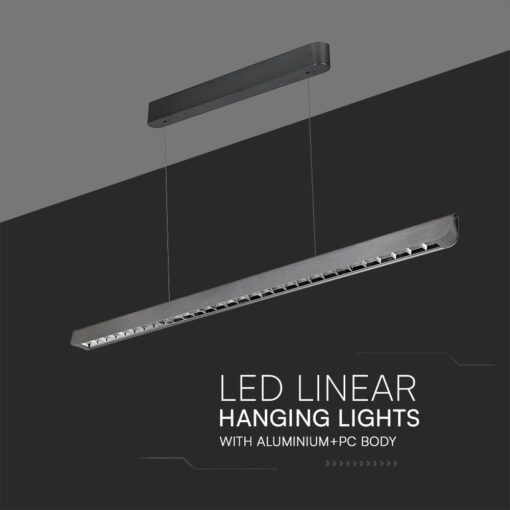 Κρεμαστό Γραμμικό Φωτιστικό LED 36W Χρυσό CCT Γκρι Ματ V-TAC – 23343VT
