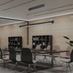 Κρεμαστό Γραμμικό Φωτιστικό LED 36W Χρυσό CCT Μαύρο με Οπάλ Διαχύτη V-TAC – 23345VT