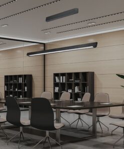 Κρεμαστό Γραμμικό Φωτιστικό LED 36W Χρυσό CCT Μαύρο με Οπάλ Διαχύτη V-TAC – 23345VT