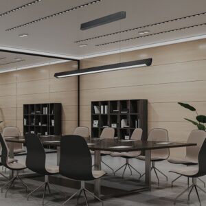 Κρεμαστό Γραμμικό Φωτιστικό LED 36W Χρυσό CCT Μαύρο με Οπάλ Διαχύτη V-TAC – 23345VT