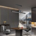 Κρεμαστό Γραμμικό Φωτιστικό LED 36W Χρυσό CCT Μαύρο με Οπάλ Διαχύτη V-TAC – 23345VT